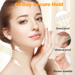 Adhesivo ultrafino Snifflink, fijación discreta bajo la ropa todo el día.