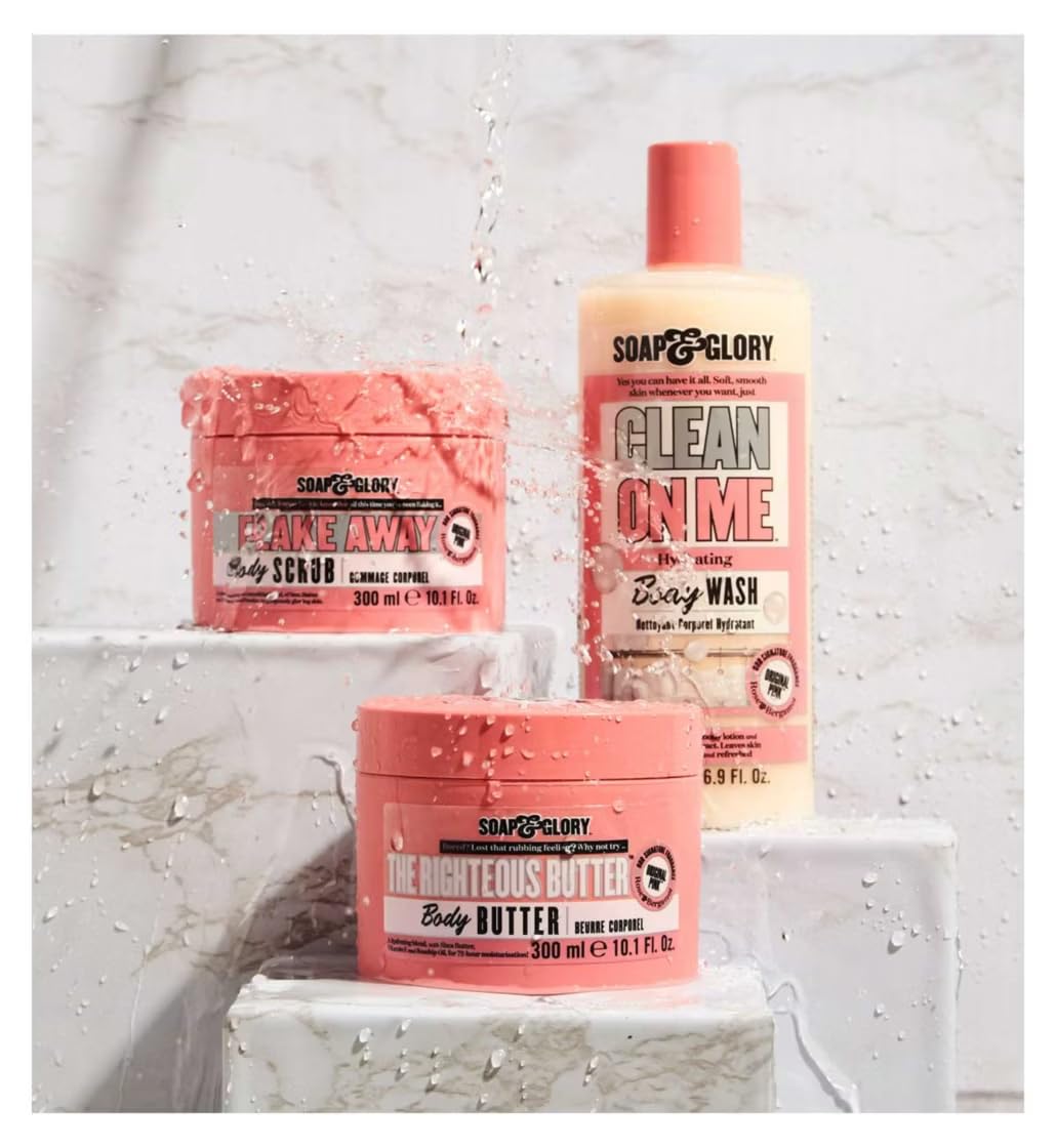 Soap & Glory Gel de Ducha Clean On Me 500 ml dosificador para uso eficiente