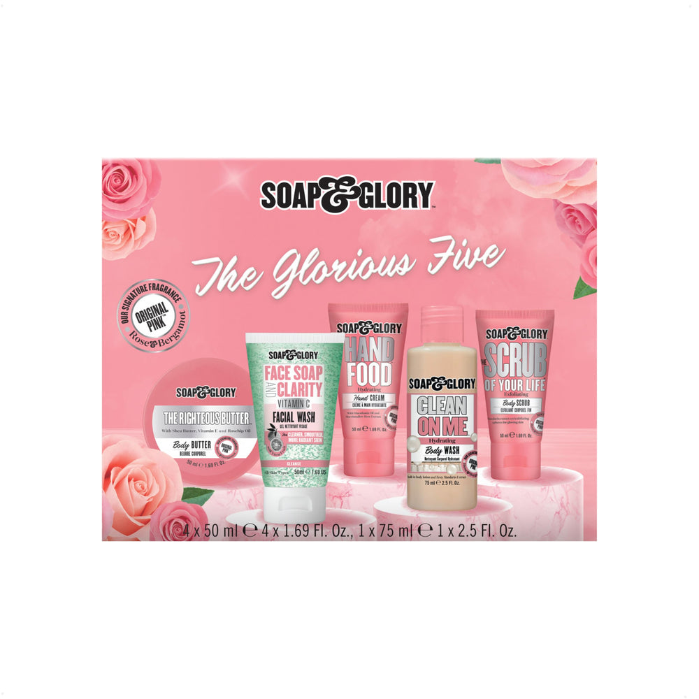 Soap & Glory limpiador facial Vitamina C, limpieza suave y piel radiante.