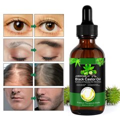 SOCATFOT Aceite de Ricino Jamaicano para uso en cabello, fomentando crecimiento y brillo natural.