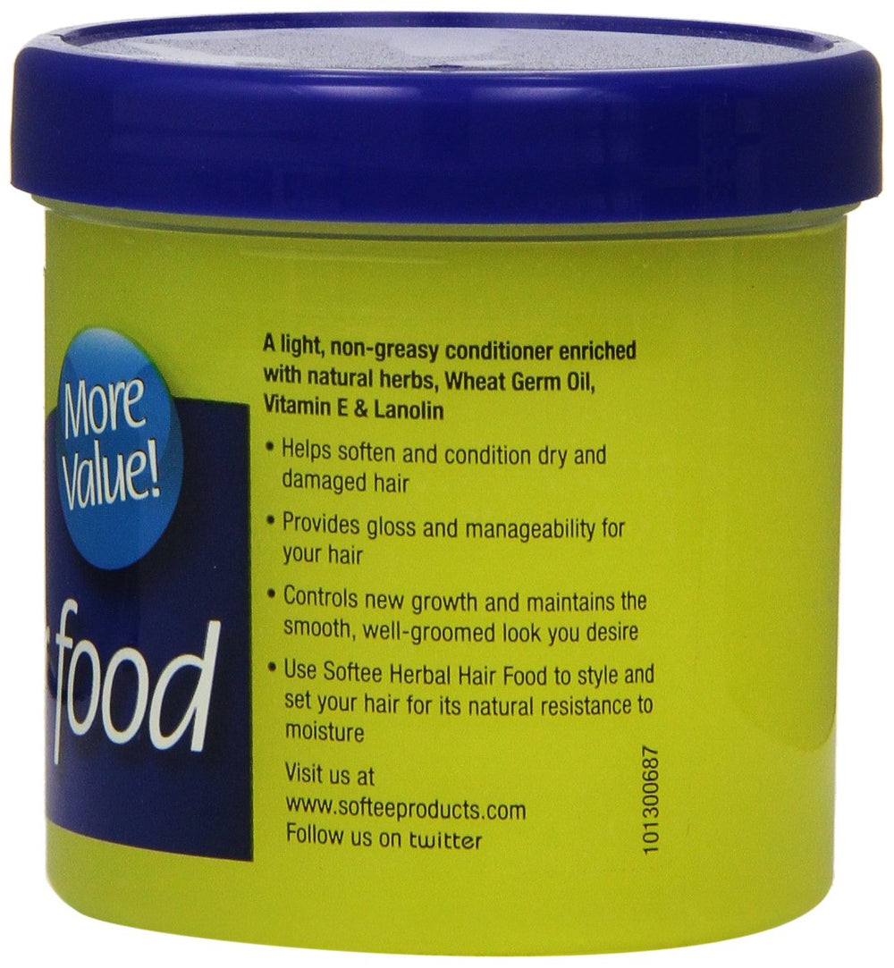 Softee Alimento Capilar con Vitamina E, textura cremosa para hidratación.