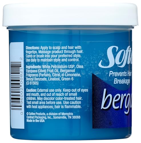 Softee Bergamot Crema para el cabello, brillo saludable en cada uso.