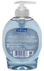Etiqueta de Softsoap destacando limpieza diaria para el hogar