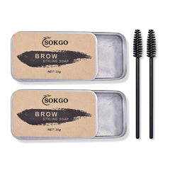 Sokgo jabon cejas 3D textura uniforme para cejas definidas y naturales