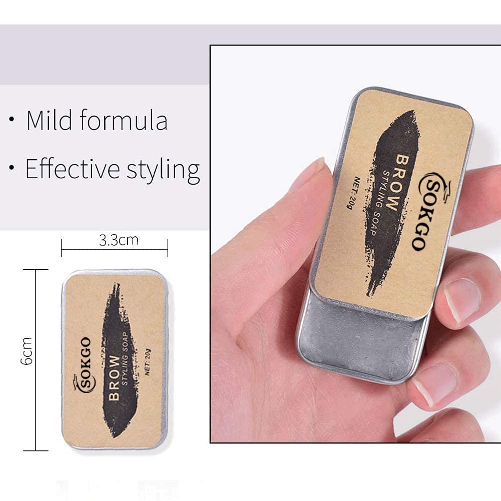 Sokgo jabon cejas aplicación fácil para perfeccionar el contorno