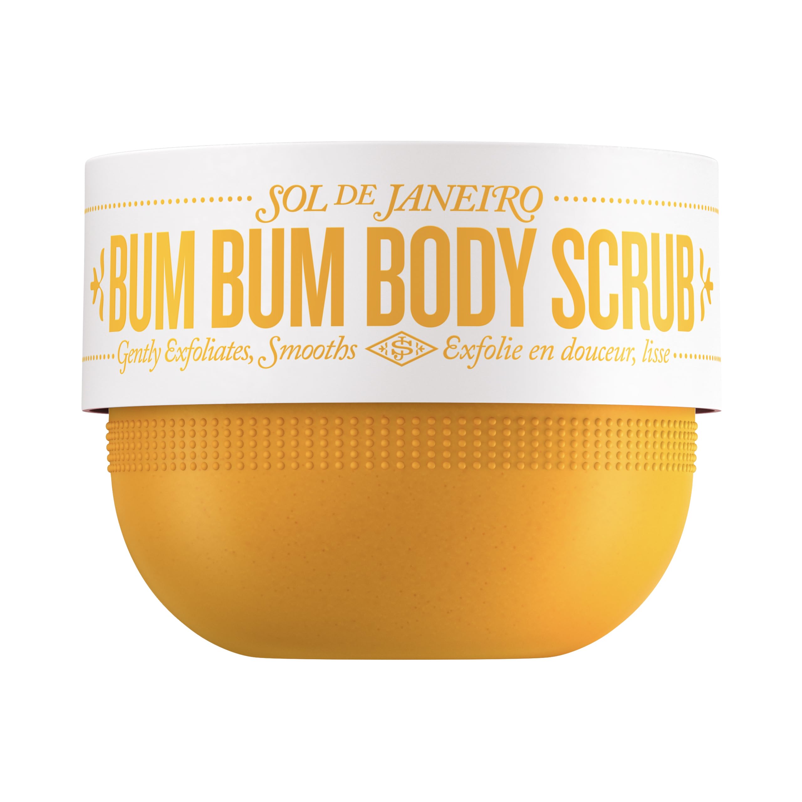 Sol de Janeiro Bum Bum exfoliante corporal lujo, textura suave para piel sedosa tras la exfoliación