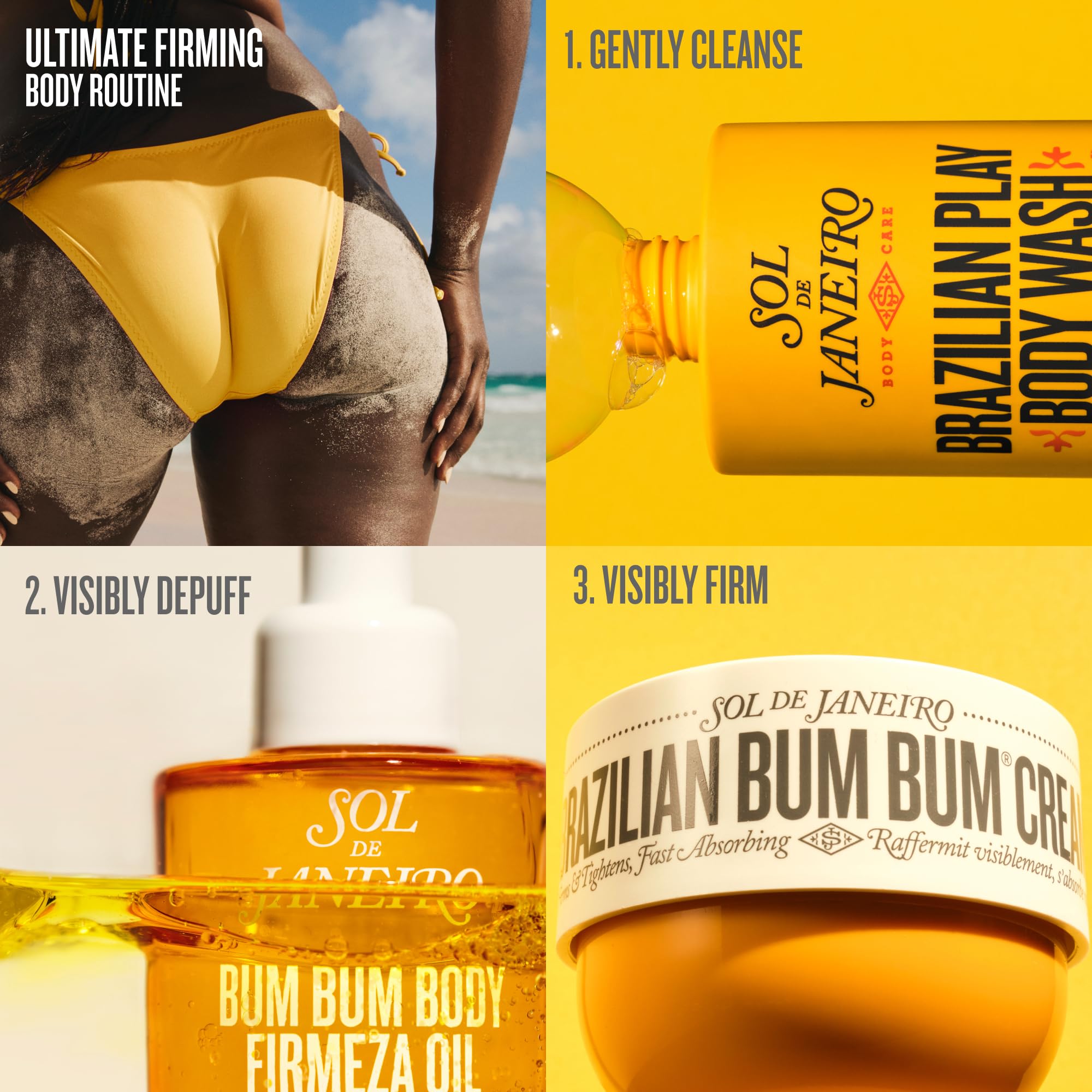 Sol de Janeiro Bum Bum Firmeza: extracto de microalgas ayuda a deshinchar ligeramente
