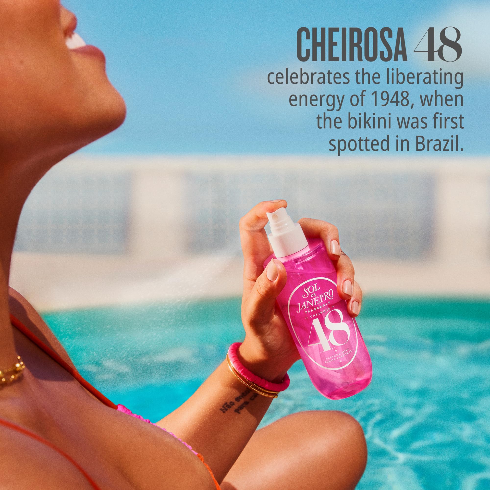 Sol de Janeiro Cheirosa 48 almizcle rosado para sensación suave.