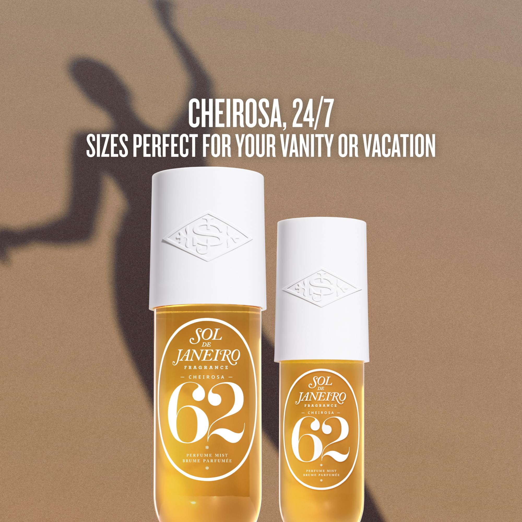 Sol de Janeiro Cheirosa Hair & Body Mist detalle de etiqueta, aroma suave para uso diario