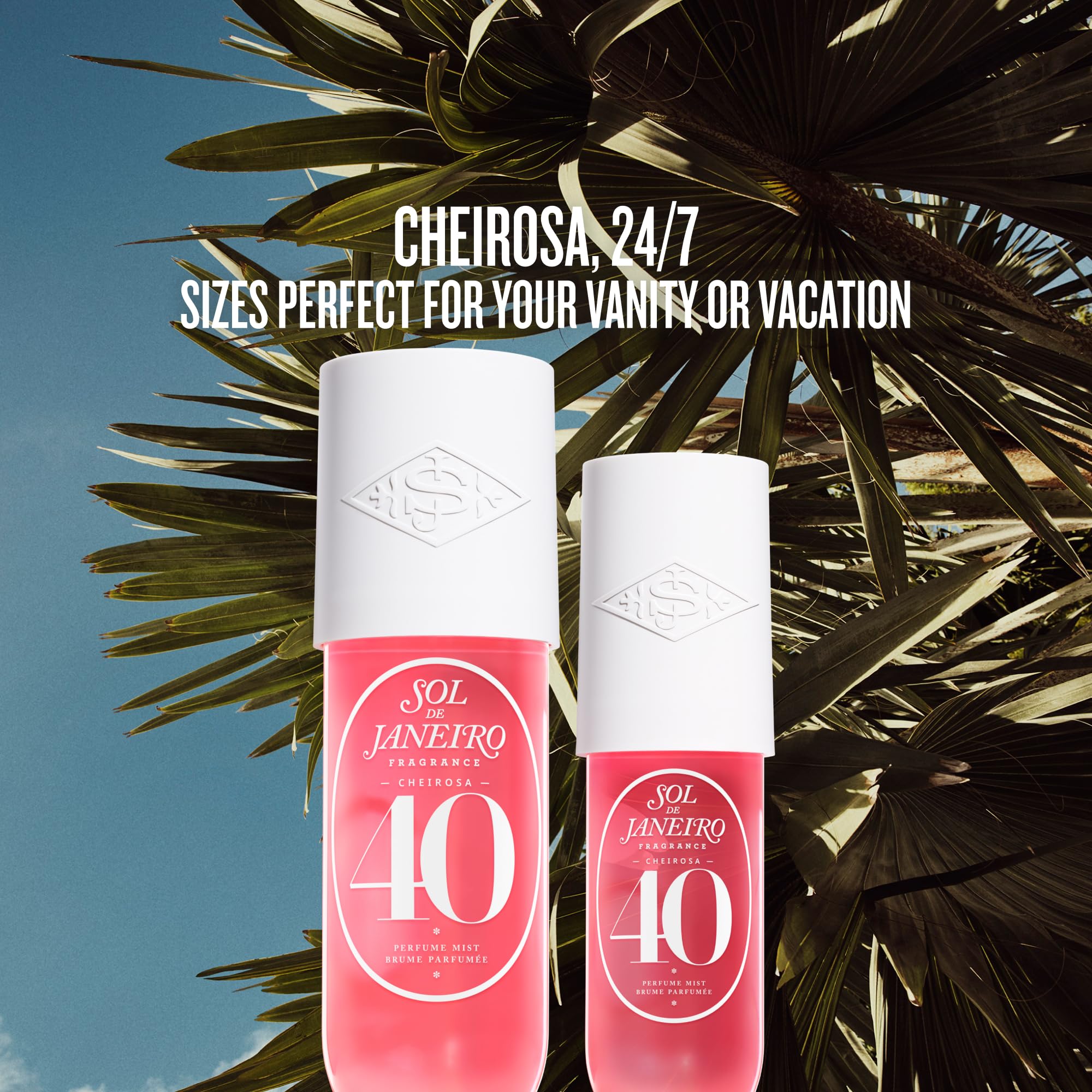Sol de Janeiro Cheirosa Mist, tamaño 3 oz para viaje y retoques diarios.