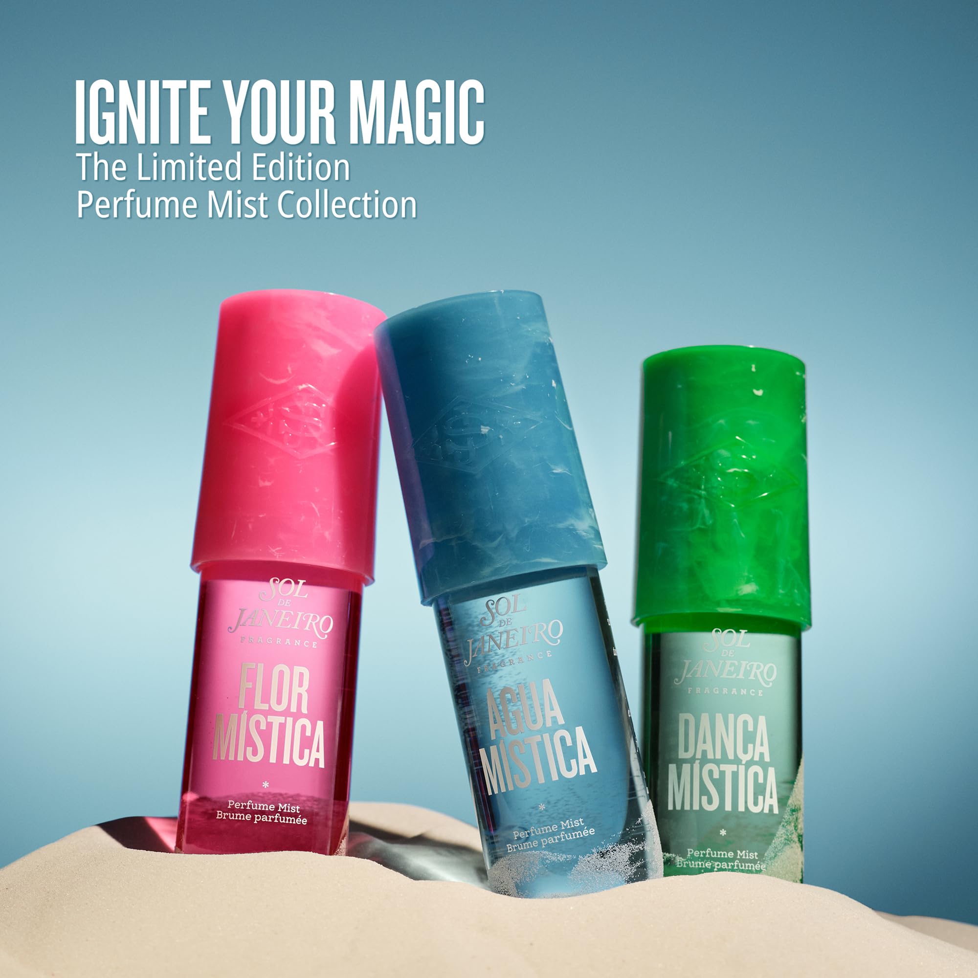 Sol de Janeiro Danca Mistica lifestyle shot—refreshing spritz between activities.