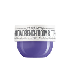 Sol de Janeiro Delicia Drench montre texture crème mousseuse pour hydratation rapide.