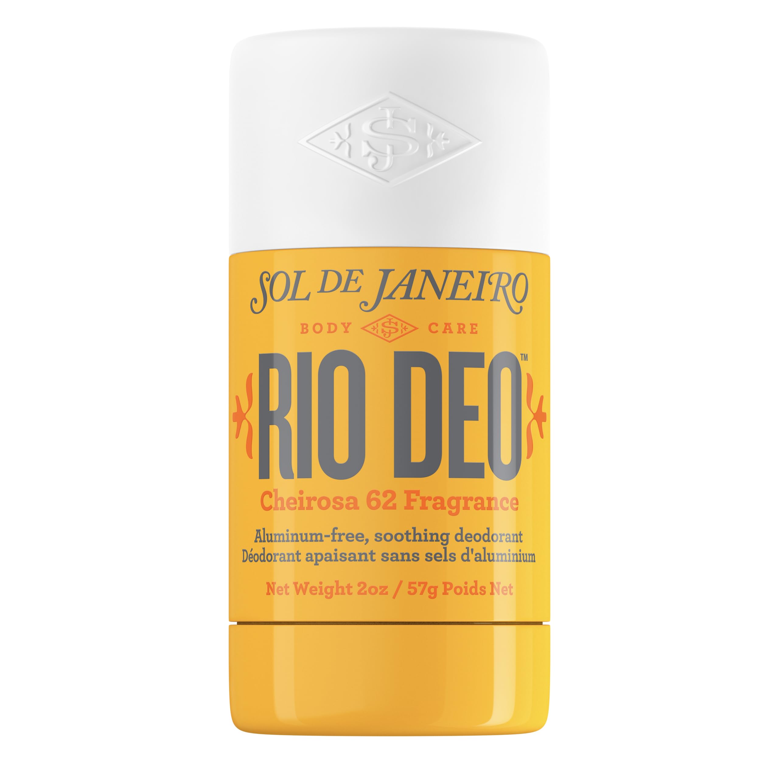 Sol de Janeiro Rio Deo Cheirosa 62: botella elegante con aroma envolvente para uso diario.