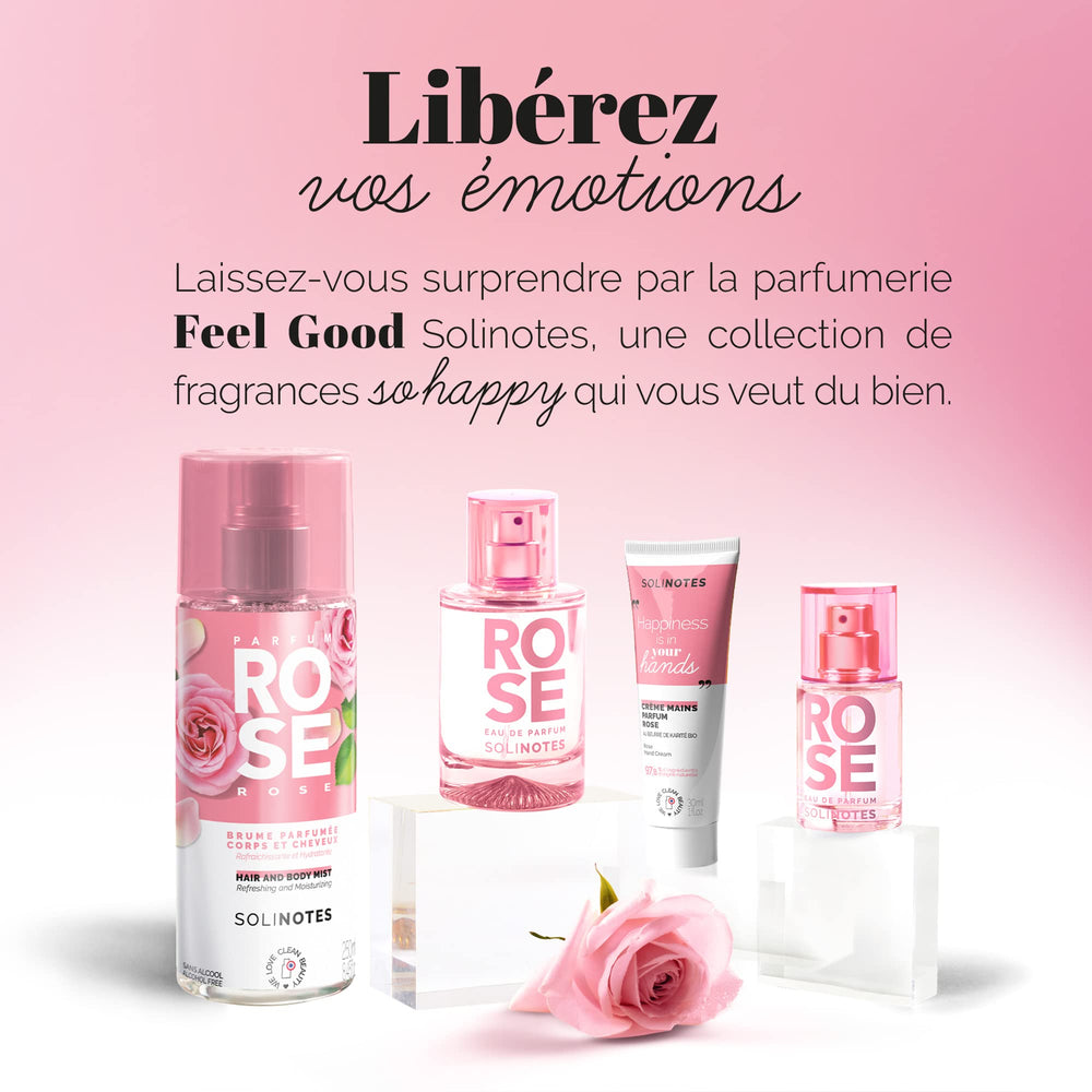 Solinotes Rose, complemento de cuidado corporal para una experiencia perfumada.