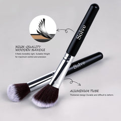 SOLVE brochas maquillaje 32 piezas – polvos para fijar el acabado.