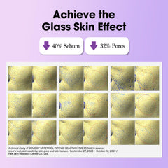 SOME BY MI Retinol Serum texture swatch showing a silky finish.