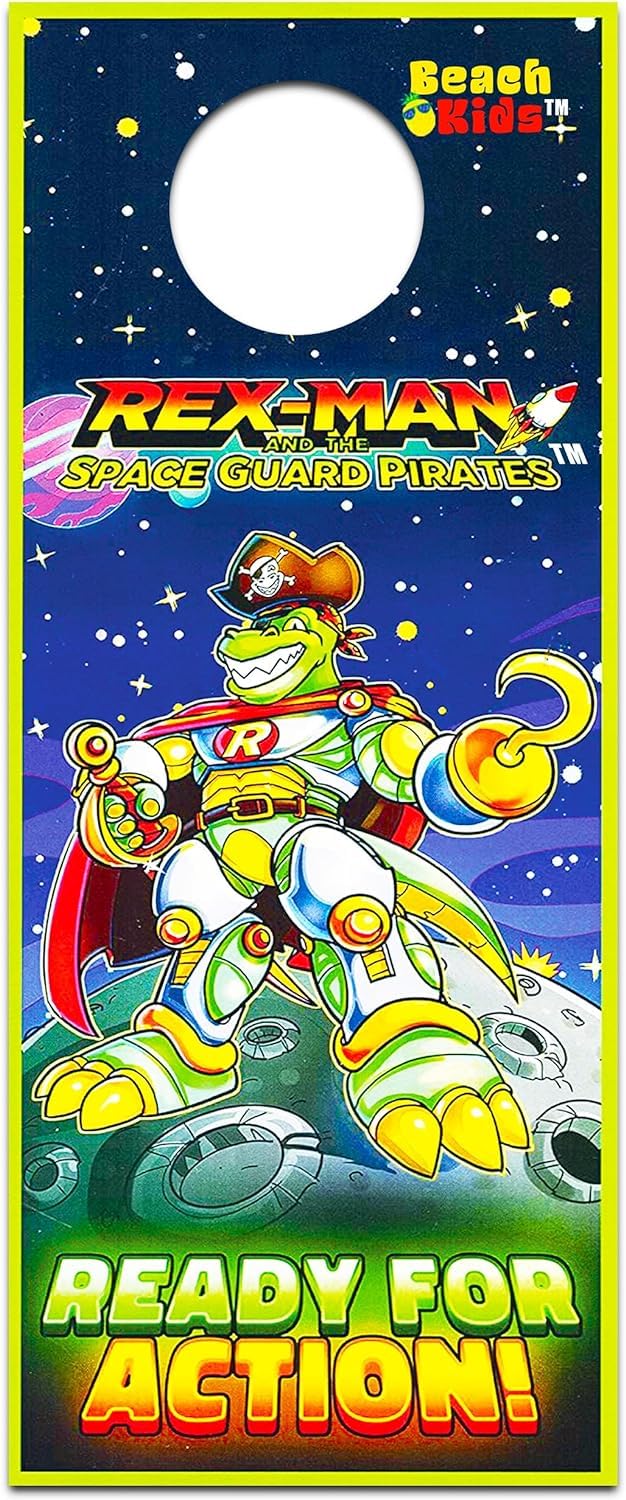 Colgante para puerta Rex-Man incluido para decorar la habitación.
