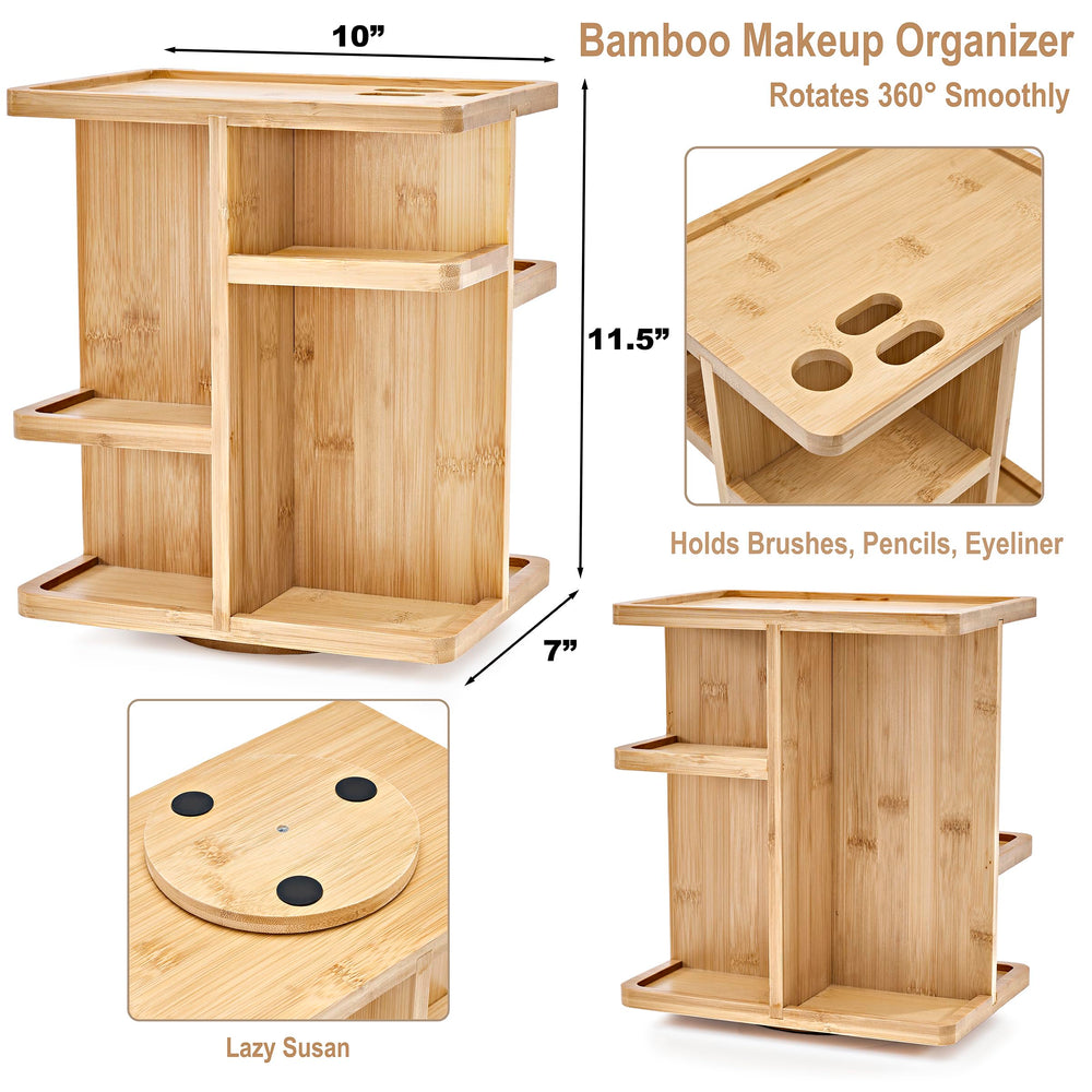 Sorbus repisas-compartimentos-maquillaje organizando labios y sombras