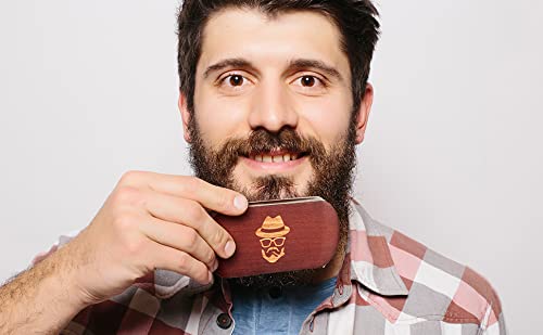 Sosoon cepillo con masaje suave en la piel al pasar por la barba.