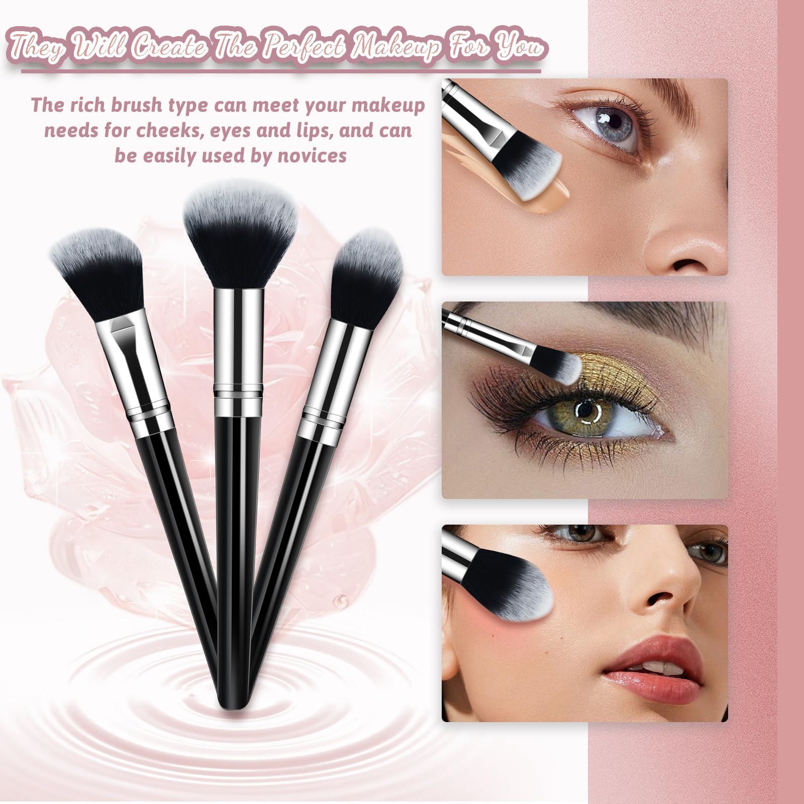 SOYOK brocha colorete, aplicación suave para rubor natural