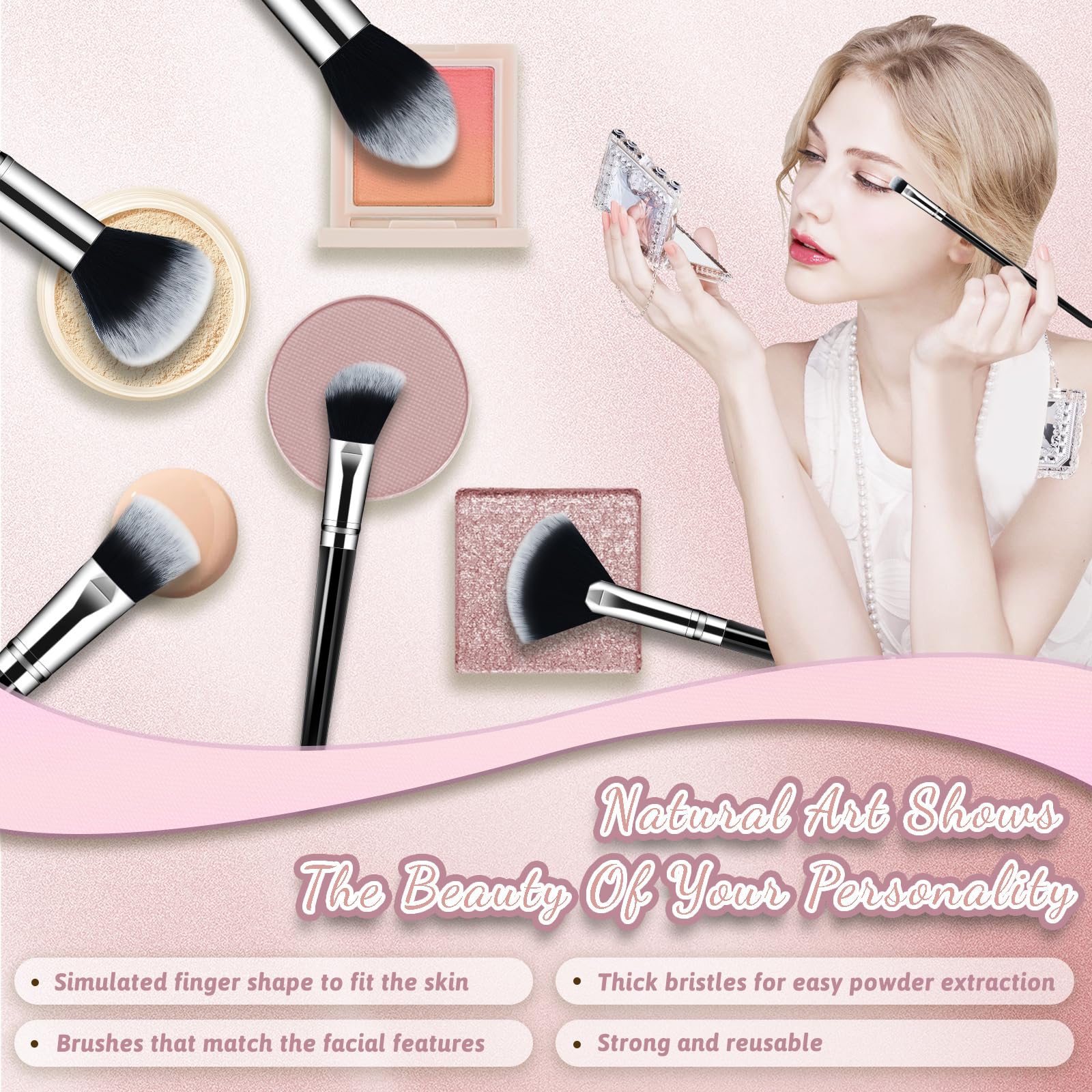 SOYOK brocha corrector, aplicación precisa para correcciones ligeras