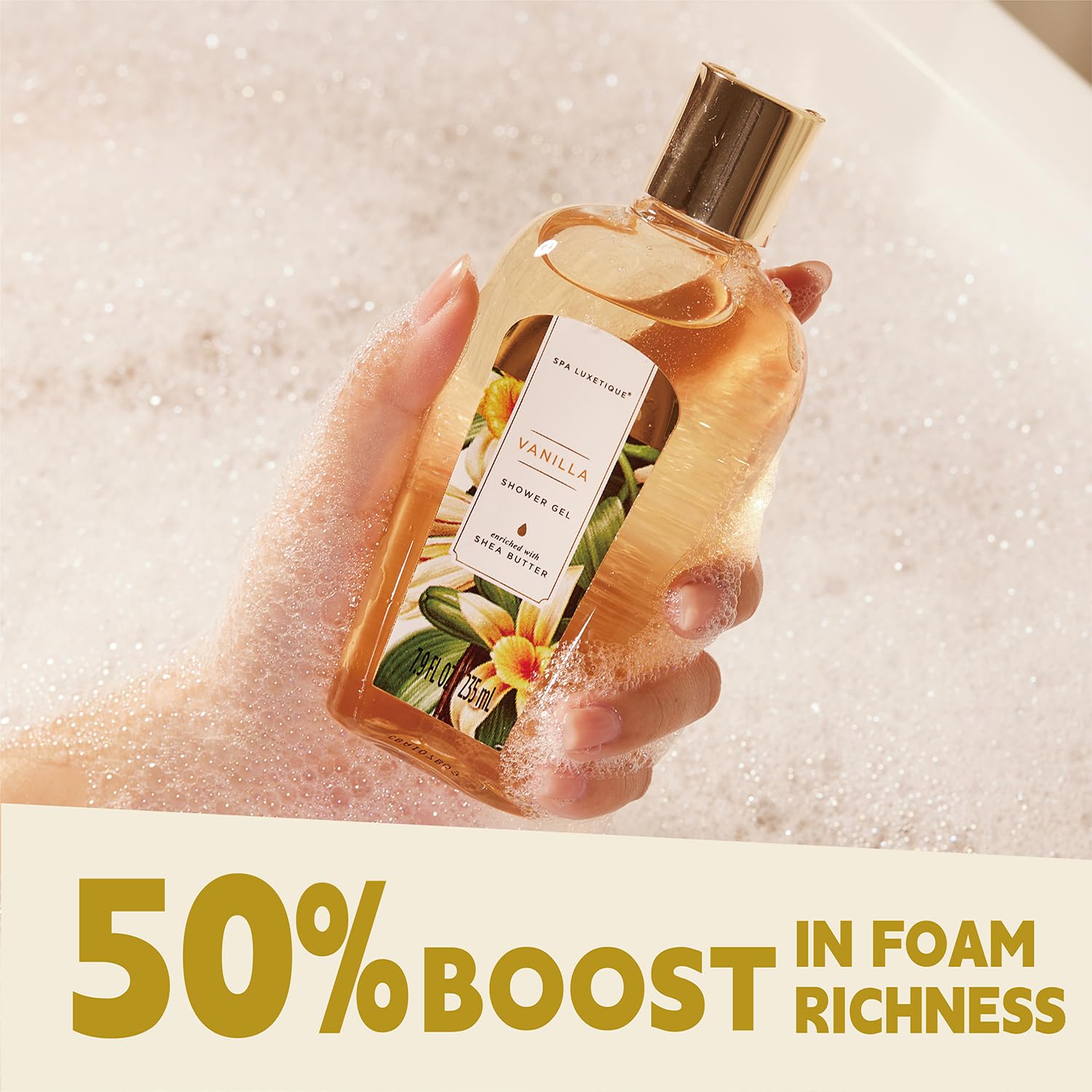 Spa Luxetique sels de bain vanille, relaxation sensorielle
