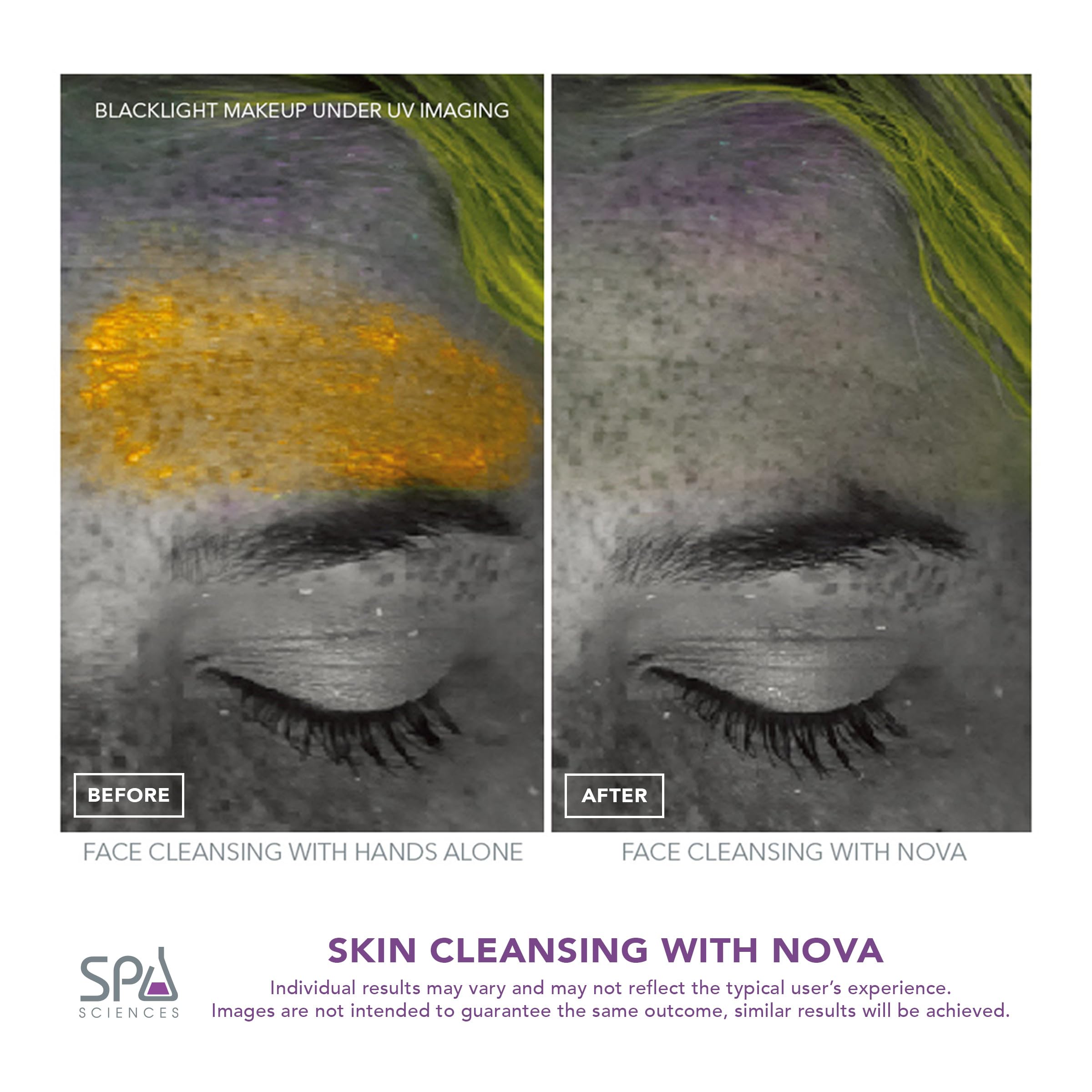 Spa Sciences NOVA a prueba de agua para uso en ducha.