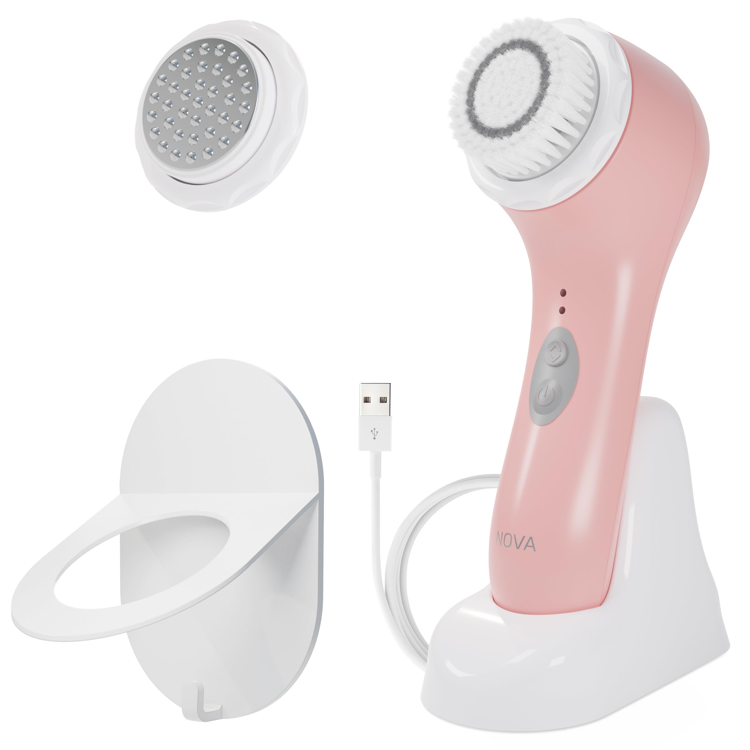 Spa Sciences NOVA cepillo de limpieza facial para una piel más limpia.