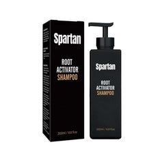 Spartan Root Activator Shampoo, botella de 200 ml, para activar la circulación del cuero cabelludo.