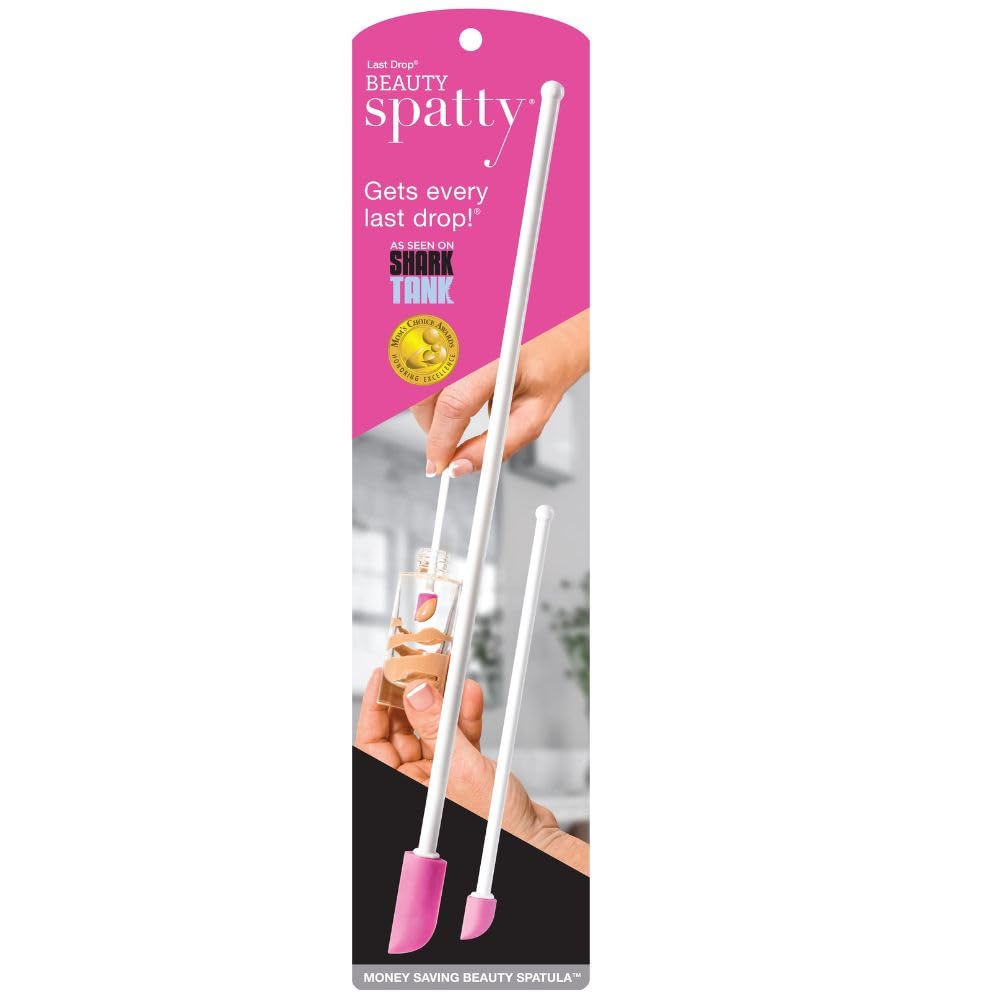 Spatty Daddy Set Rosa 6 pulgadas: llega a cada gota de maquillaje y reduce desperdicio.
