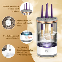 SPECIALISTTRIAN motor 7000RPM para limpieza profunda de fibras de brochas.