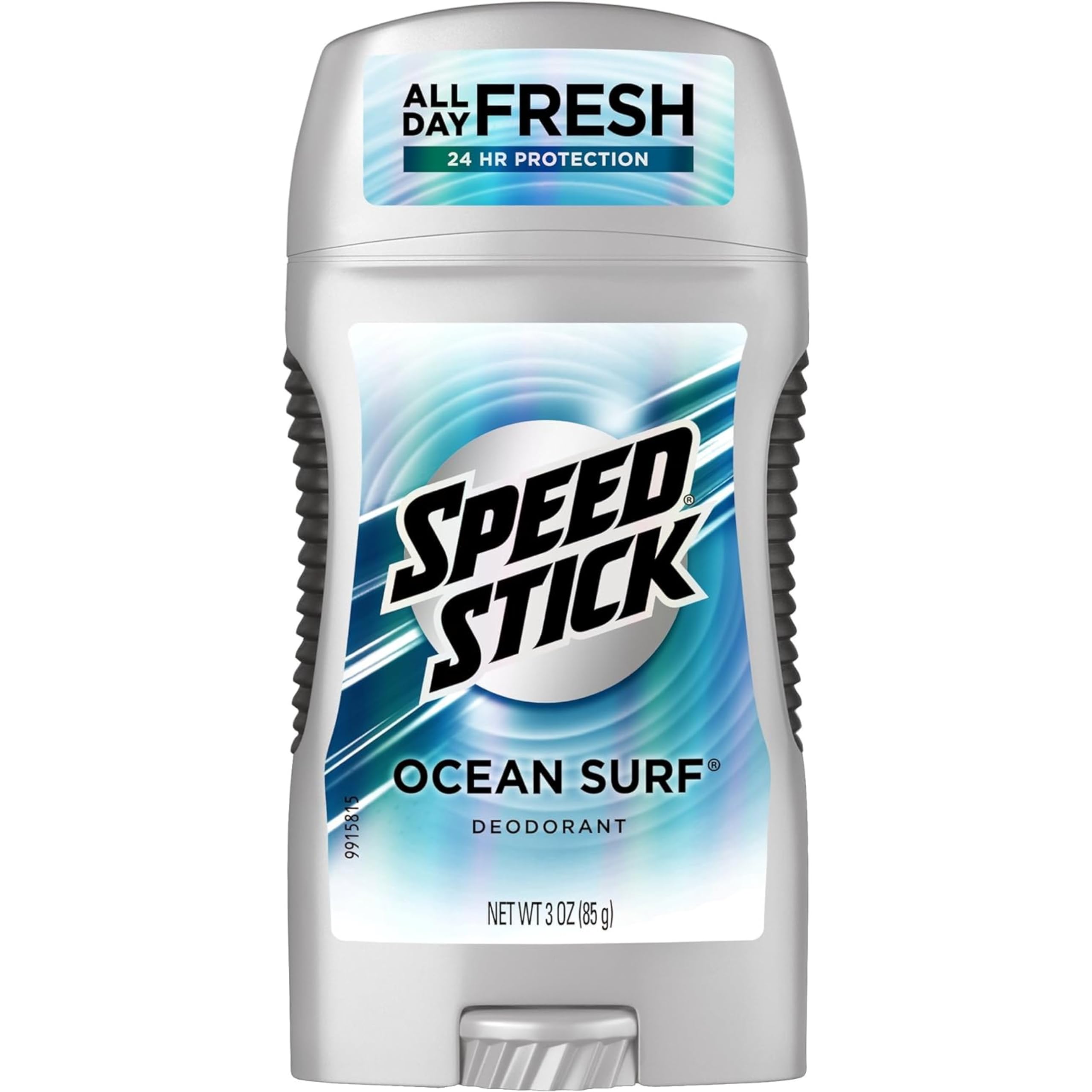 Speed Stick Desodorante Sólido Ocean Surf, frente, protección duradera sin residuo blanco.