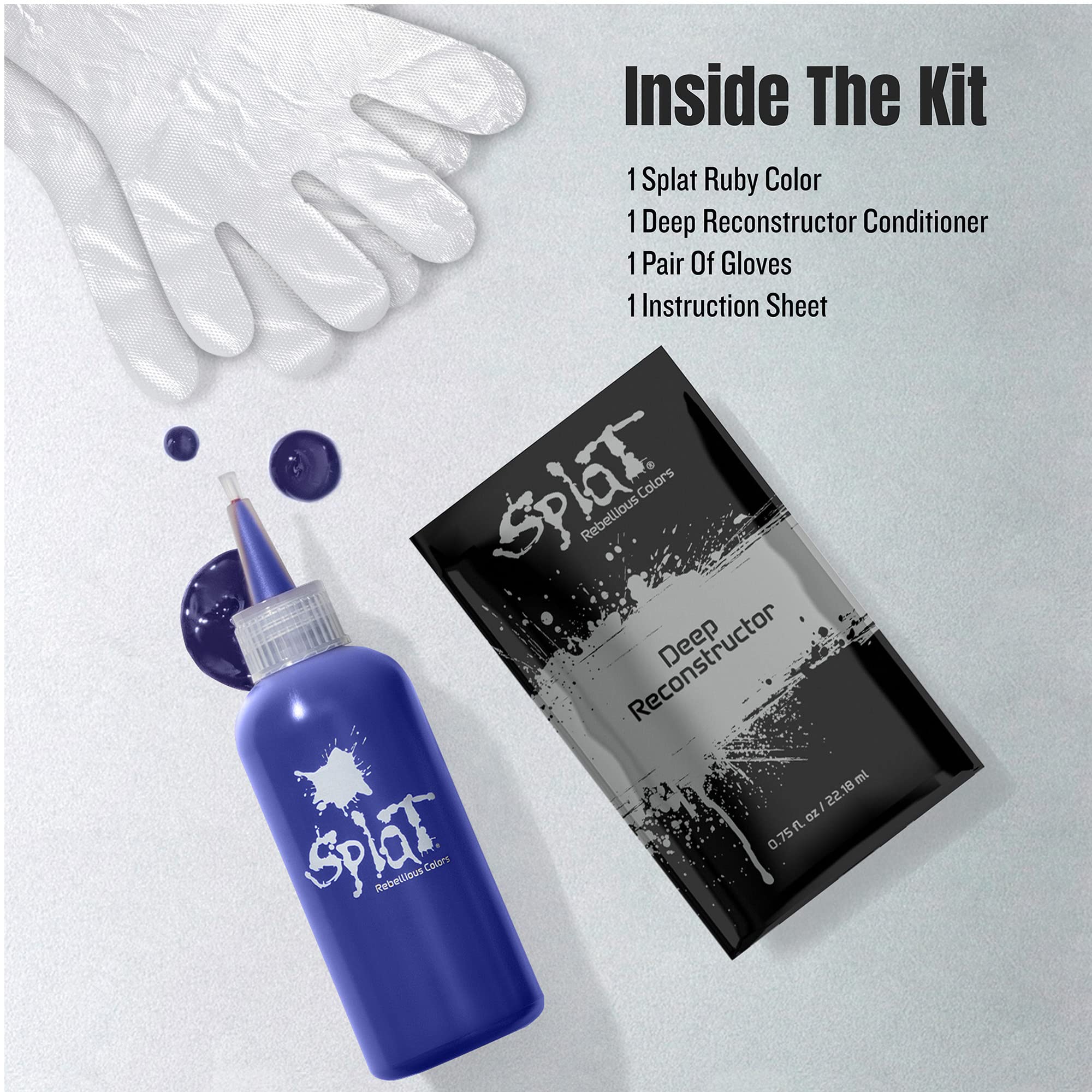 Splat Midnight Indigo: aplicación en el cabello para tono profundo sin daño