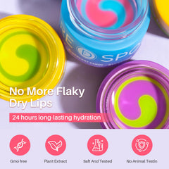 Aplicación uniforme con SPODARE mascarilla labial para uso nocturno