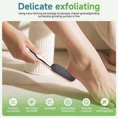 Sprsum Lima para Pies mango ergonomico antideslizante, agarre cómodo durante la pedicure