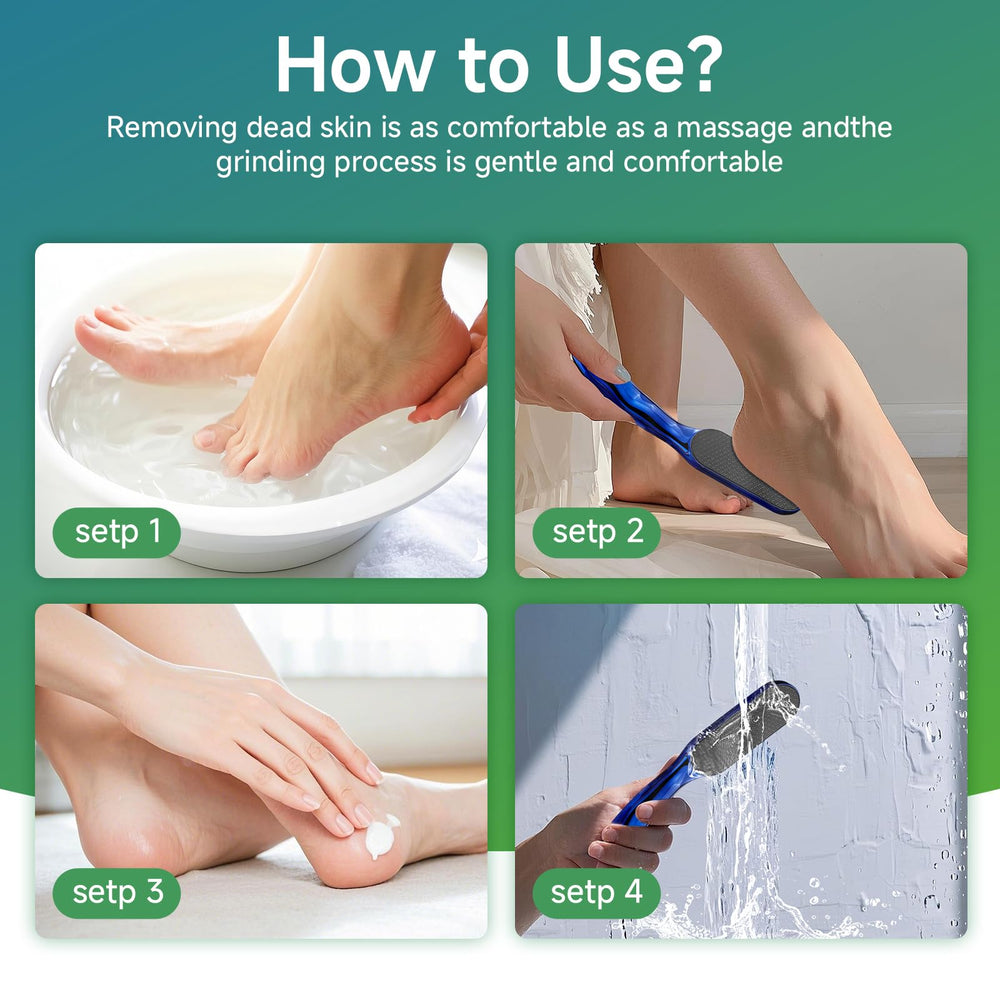 Sprsum Lima para Pies pack dos nano cristal, cuidado continuo de los pies en casa