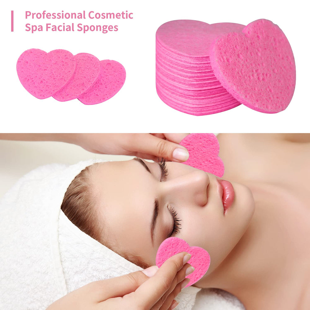 Esponjas de celulosa natural Spunspon para exfoliación suave diaria.