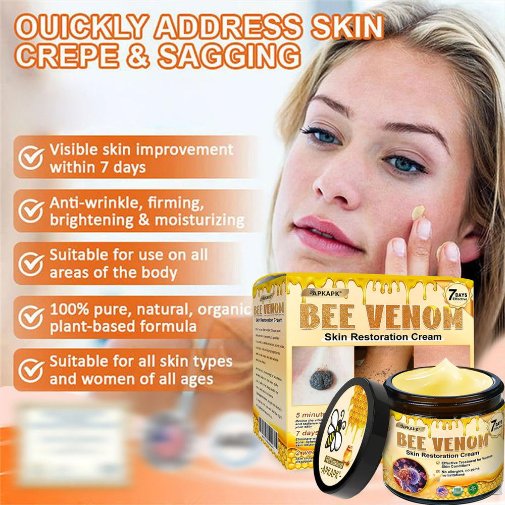 SpzV Crema Veneno de Abeja, masajear para absorción rápida.