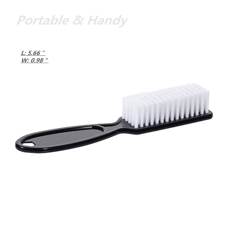 Set de 8 cepillos SQULIGT para manicura, almacenamiento práctico.
