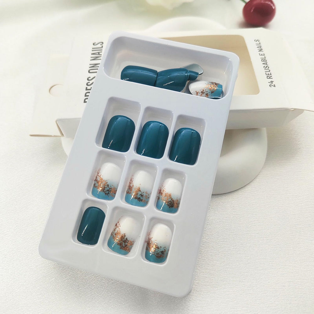 SRIMNUYY aplicación fácil con adhesivos para manicura rápida