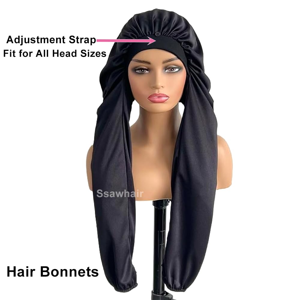 Ssawhair bonete con ajuste universal para todas las tallas.