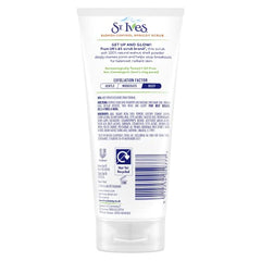 St Ives bote exfoliante amarillo con etiqueta clara para rutina facial.