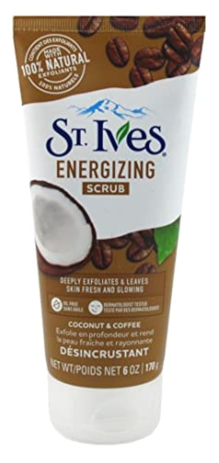 St. Ives Exfoliante de Coco y Café, textura suave para la piel durante la ducha.