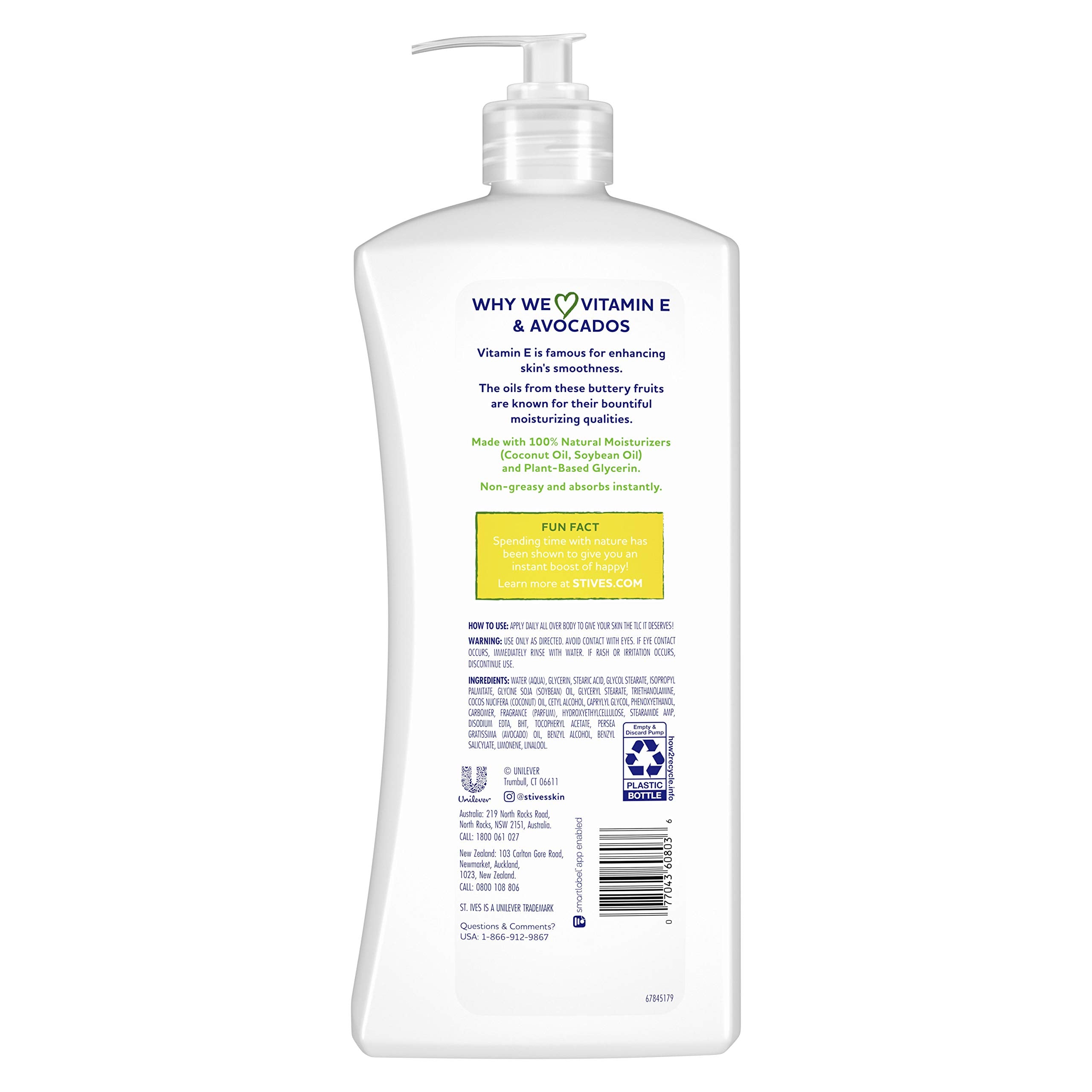 St. Ives envase reciclable de 21 oz para reciclar