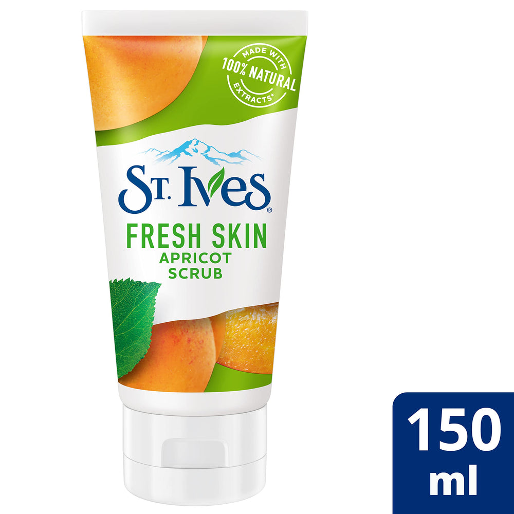 Rutina de cuidado facial con St. Ives para piel fresca.