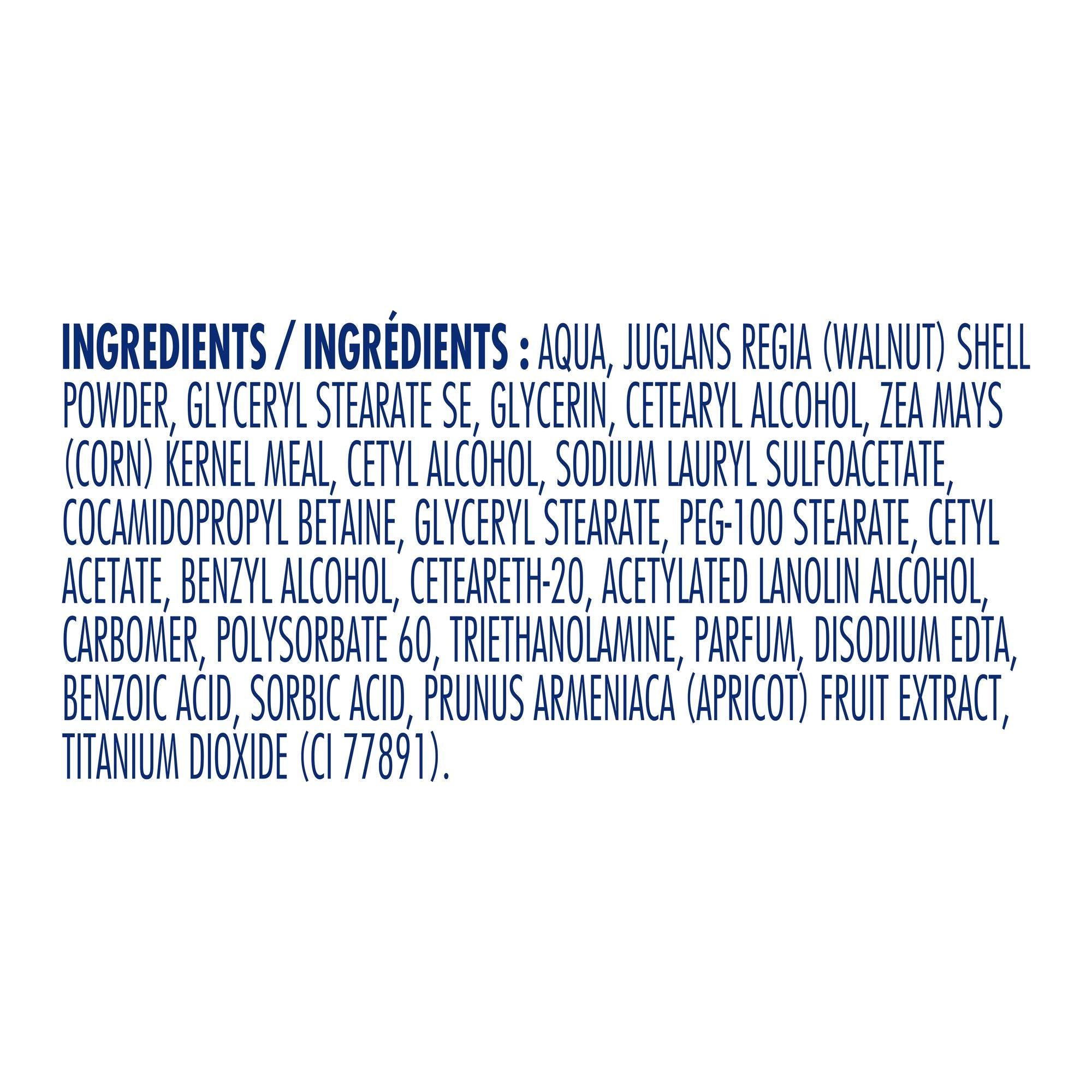 St. Ives Exfoliante Albaricoque, aroma frutal para sensaciones revitalizantes.