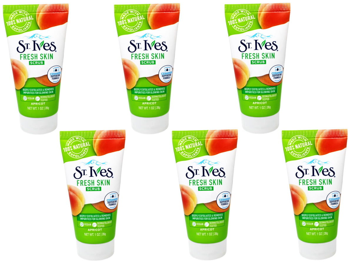 St. Ives exfoliante piel fresca con exfoliación profunda para una tez limpia.