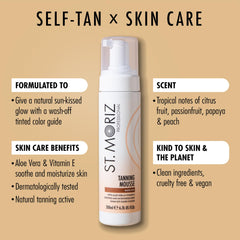 St. Moriz Bronceado natural con mousse: aplicación suave y uniforme