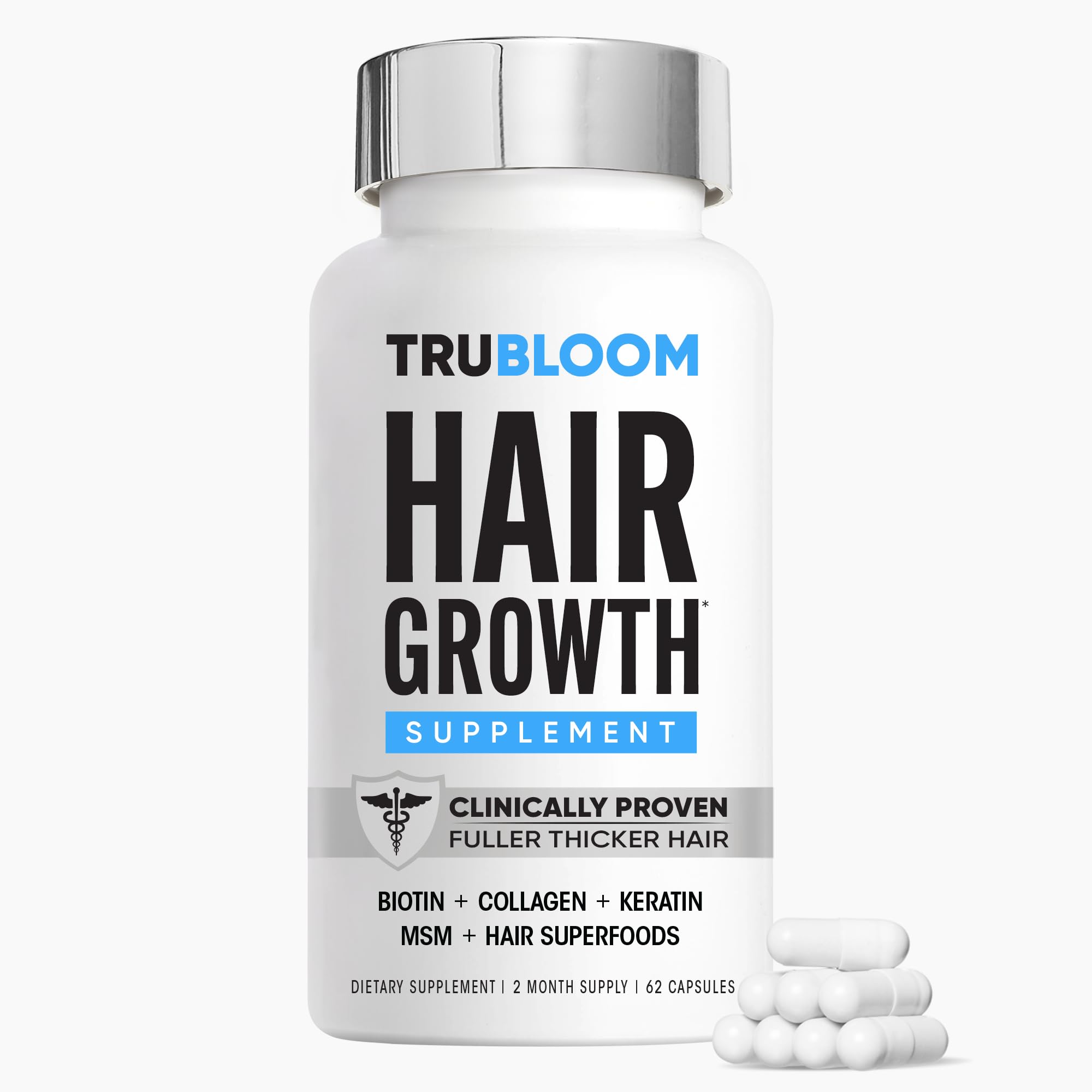 St. Tropica Tru Bloom bote: crecimiento del cabello de forma natural