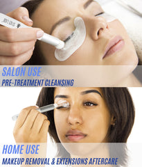 Pestañas naturales limpias con STACY LASH.